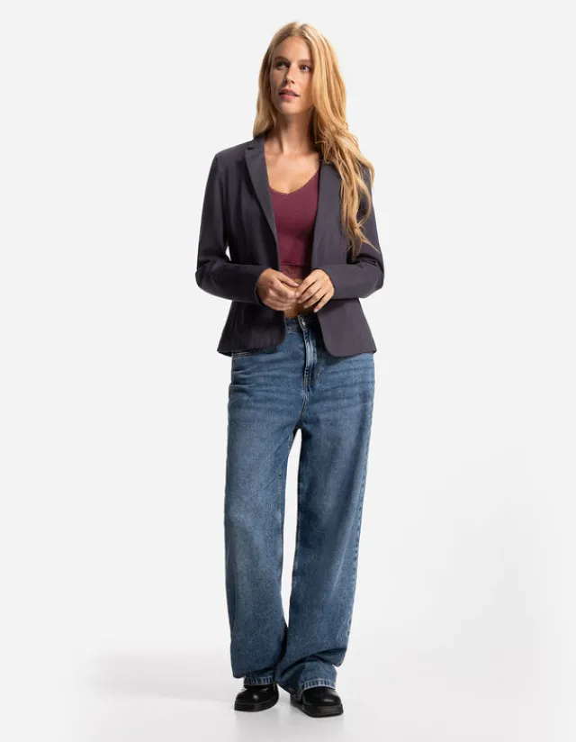 Best Cropped Top - Spitzenbesatz - Damen Tops