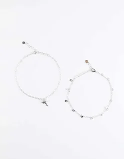 Sale Fu&szlig;kette - 2er-Pack Damen Accessoires