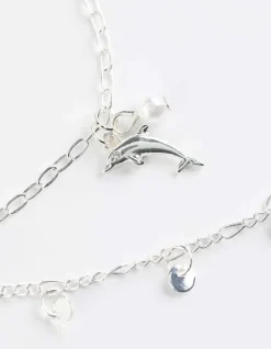 Sale Fu&szlig;kette - 2er-Pack Damen Accessoires