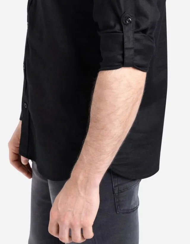 New Hemd - Leinen-Mix Herren Hemden