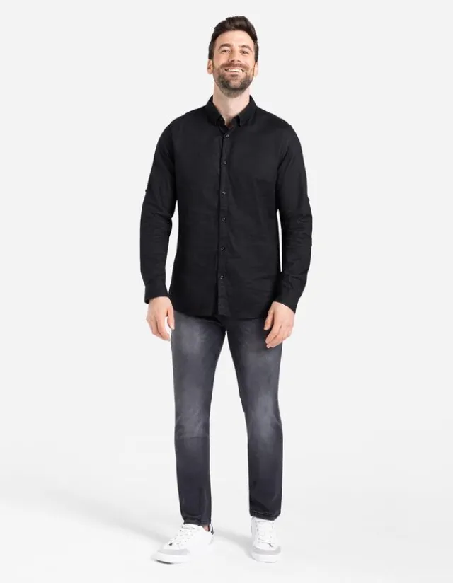 New Hemd - Leinen-Mix Herren Hemden