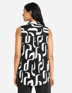 Sale Hemdbluse - Allover-Print - Damen Tops