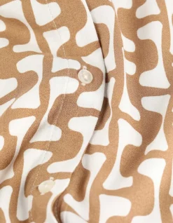 Best Hemdbluse - Allover-Print - Damen Tops