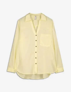 Discount Hemdbluse - &Auml;rmel mit fixiertem Aufschlag Damen Blusen