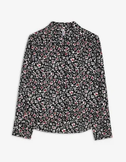 Fashion Hemdbluse - Florales Muster - Damen Blusen