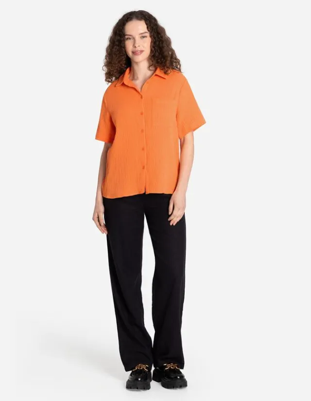 Fashion Hemdbluse - Musselin Damen Blusen