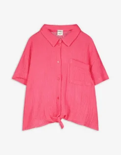 Outlet Hemdbluse - Musselin Kinder Mädchenkleidung