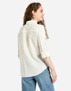Best Hemdbluse - Regulierbare Ärmellänge Damen Blusen