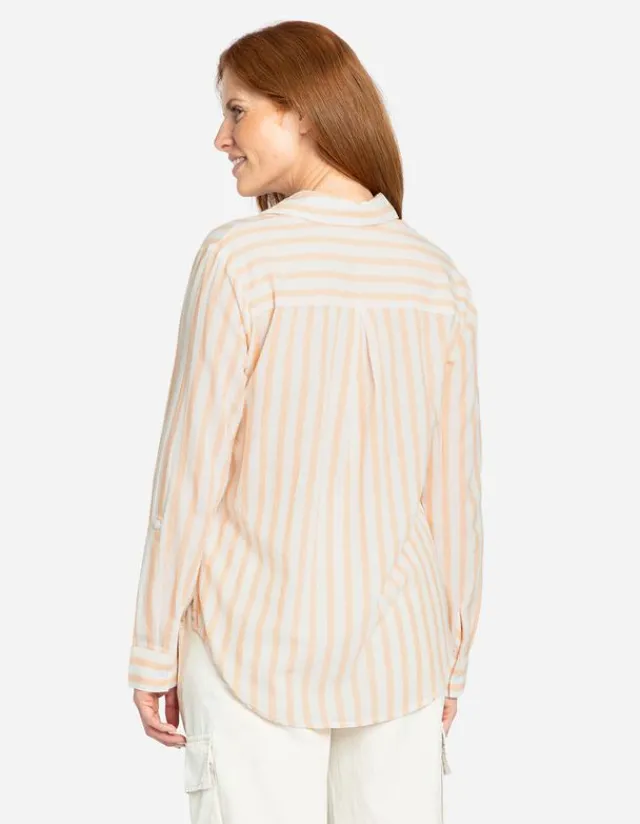 Clearance Hemdbluse - Regulierbare Ärmellänge Damen Blusen