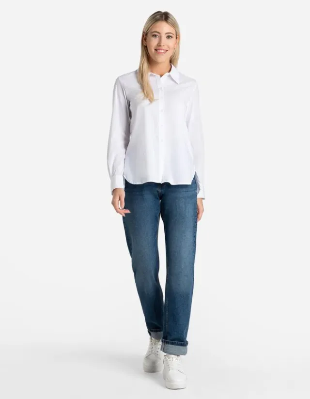 Discount Hemdbluse - verlängerte Rückseite Damen Blusen