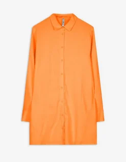 New Hemdkleid - Leinen-Mix Damen Blusen