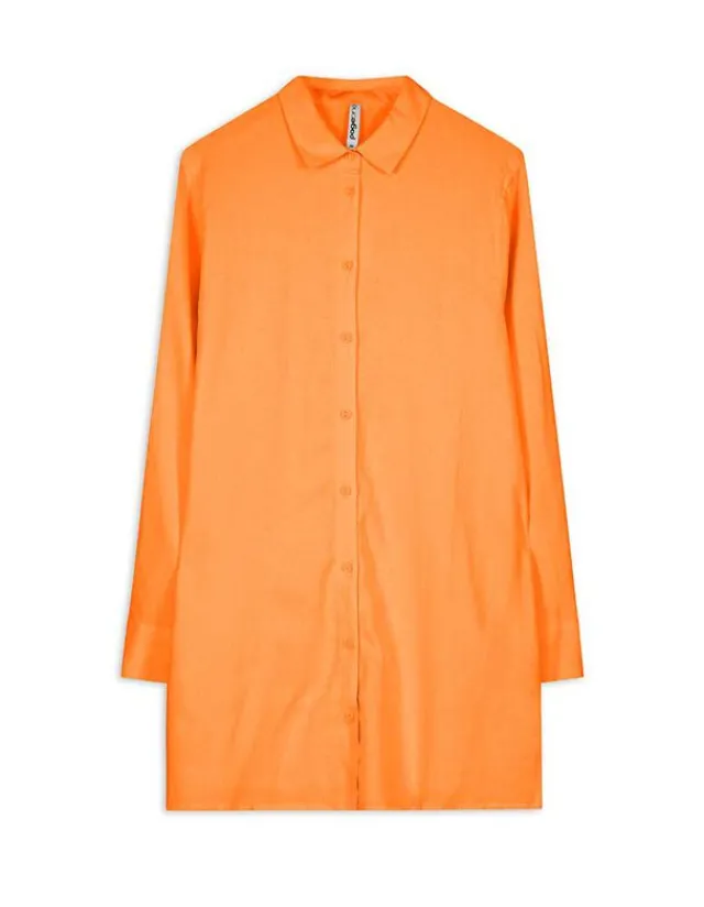 New Hemdkleid - Leinen-Mix Damen Blusen