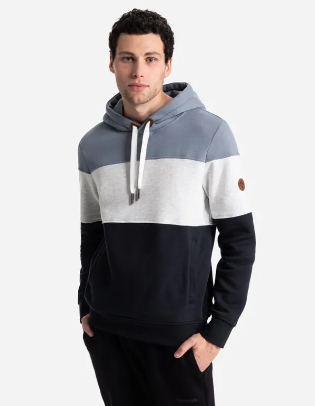 Outlet Hoodie - Color-Blocking - Herren Sweatshirts