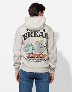 Outlet Hoodie - R&uuml;ckenprint - Herren Sweatshirts
