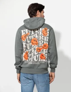 Discount Hoodie - Rückenprint - Herren Sweatshirts