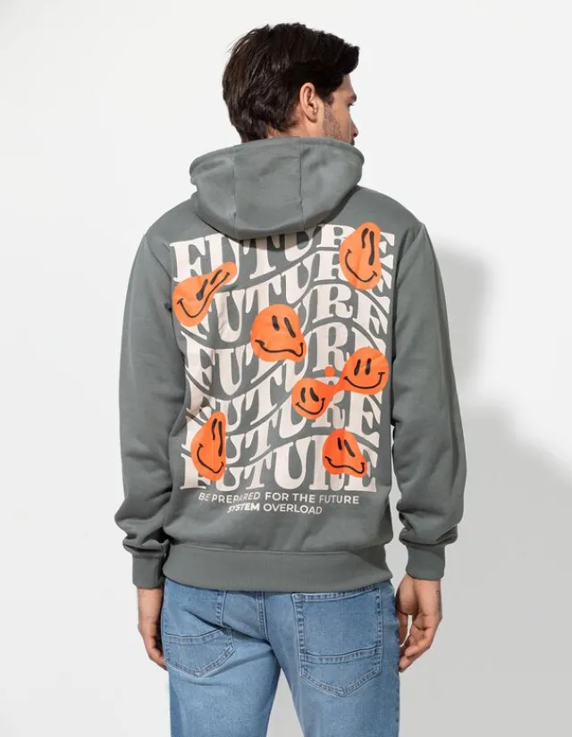 Discount Hoodie - Rückenprint - Herren Sweatshirts