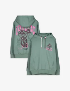 Fashion Hoodie - R&uuml;ckenprint - Damen Sweatshirts