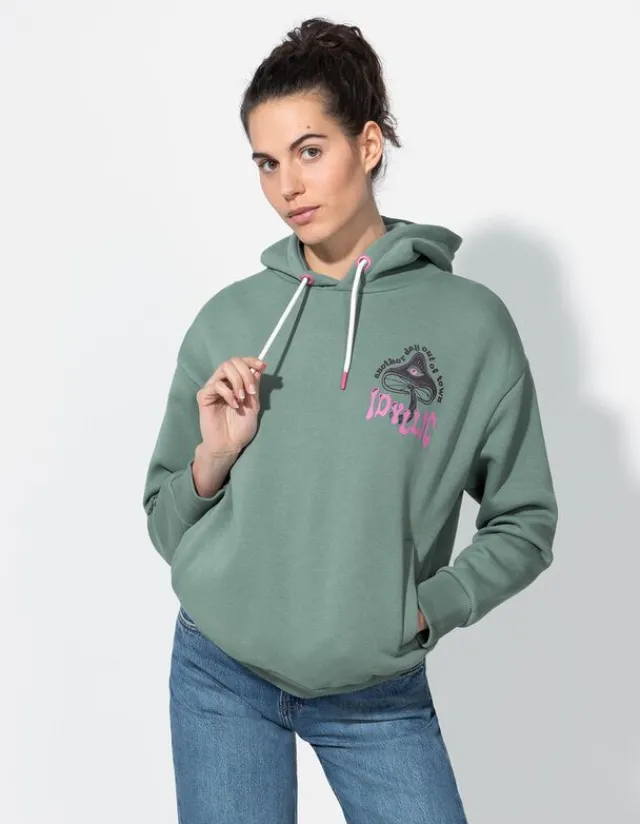 Fashion Hoodie - Rückenprint - Damen Sweatshirts