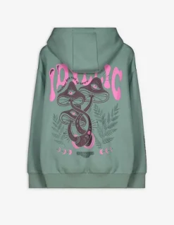 Fashion Hoodie - Rückenprint - Damen Sweatshirts