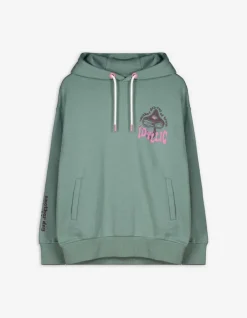 Fashion Hoodie - Rückenprint - Damen Sweatshirts