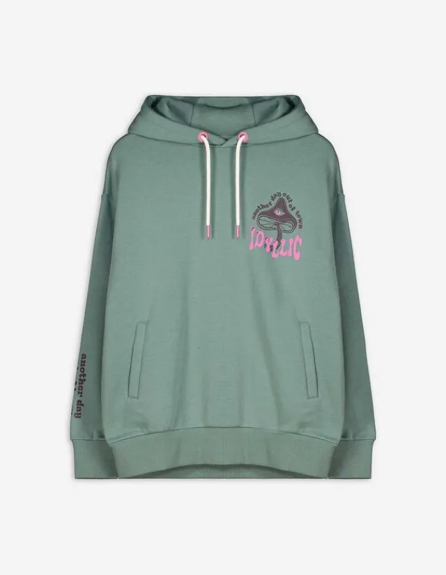 Fashion Hoodie - Rückenprint - Damen Sweatshirts