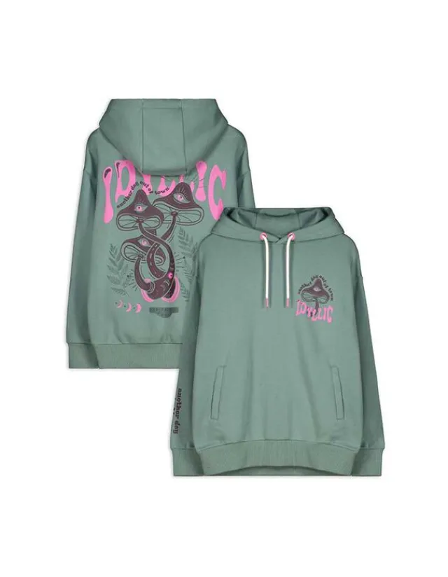 Fashion Hoodie - Rückenprint - Damen Sweatshirts