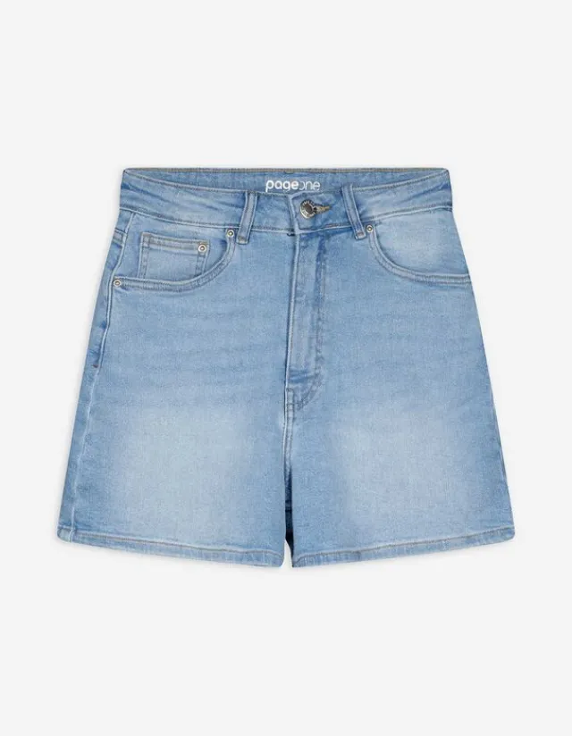 Fashion Jeansshorts - Weites Bein Damen Jeans