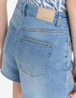 Fashion Jeansshorts - Weites Bein Damen Jeans