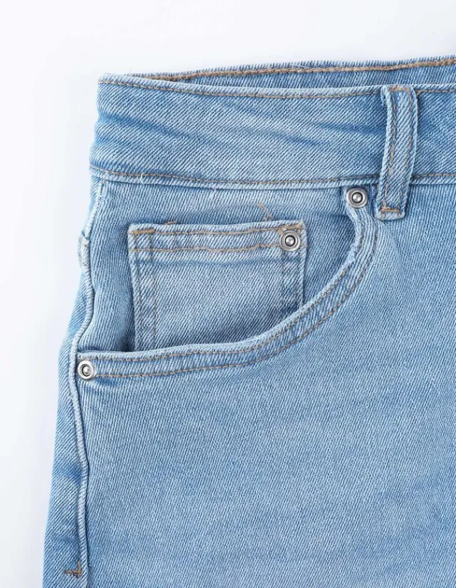 Fashion Jeansshorts - Weites Bein Damen Jeans