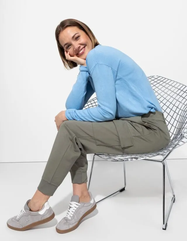New Jogpants - Aufgesetze Taschen - Damen Hosen