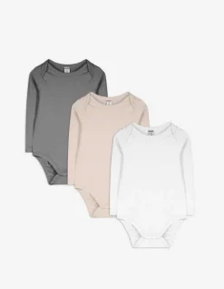 Fashion Langarmbody - 3er-Pack Newborn (56-74)