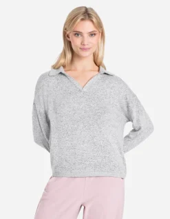 Online Langarm-Poloshirt - Soft-Touch Damen Langarmshirts