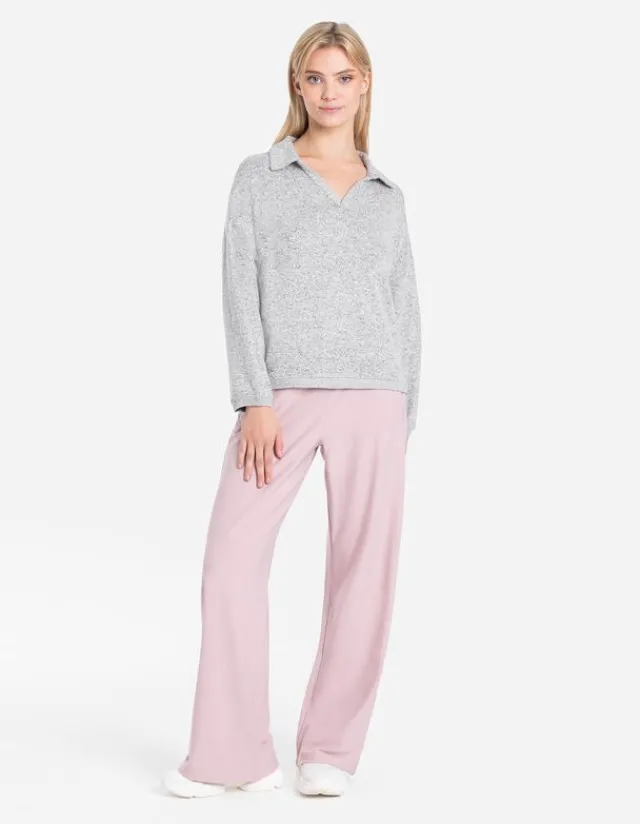 Online Langarm-Poloshirt - Soft-Touch Damen Langarmshirts