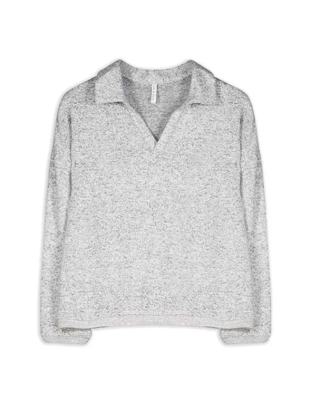 Online Langarm-Poloshirt - Soft-Touch Damen Langarmshirts