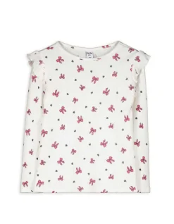 Discount Langarmshirt - Ärmel mit Volants - Kinder Mädchenkleidung