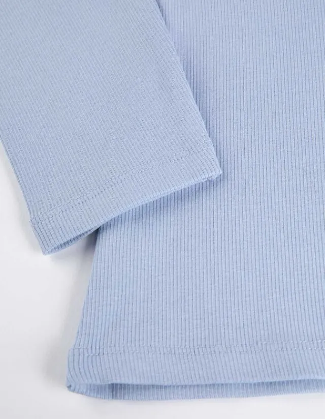 New Langarmshirt - Baumwoll-Mix - Damen Damenmode Unter 10 Euro|Langarmshirts