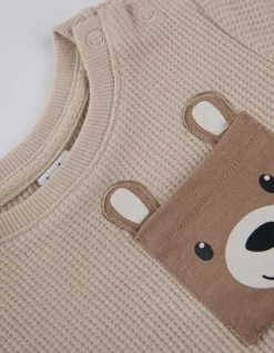 Online Langarmshirt - Brusttasche - Newborn (56-74)