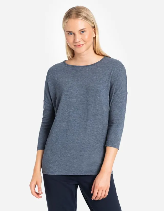 Fashion Langarmshirt - Dreiviertelärmel - Damen Langarmshirts