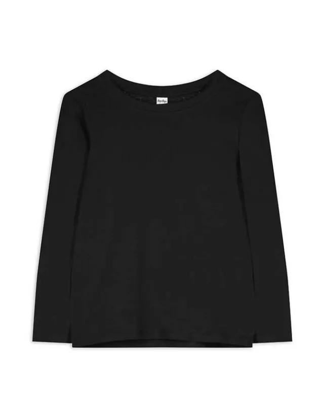 Sale Langarmshirt - einfarbig - Kinder Jungenkleidung