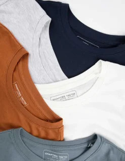 Discount Langarmshirt - 5er-Pack Kinder Jungenkleidung