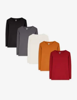 Best Langarmshirt - 5er-Pack Kinder Jungenkleidung