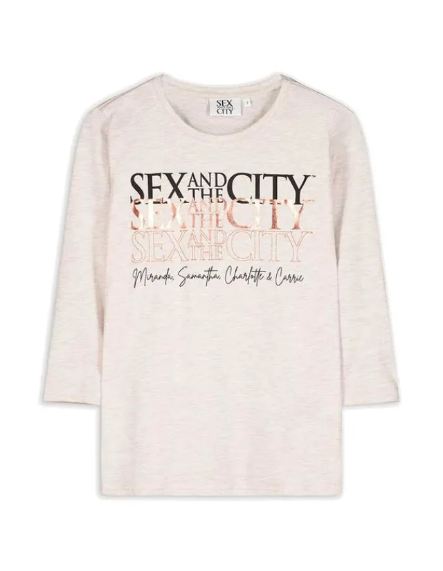 New Langarmshirt - Frontprint Damen Langarmshirts