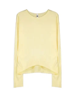 Clearance Langarmshirt - Gerollte Abschl&uuml;sse - Damen Pullover