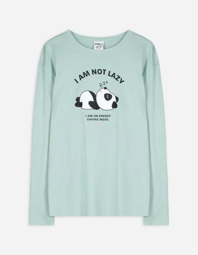 Fashion Langarmshirt - Glitzerprint - Kinder Mädchenkleidung