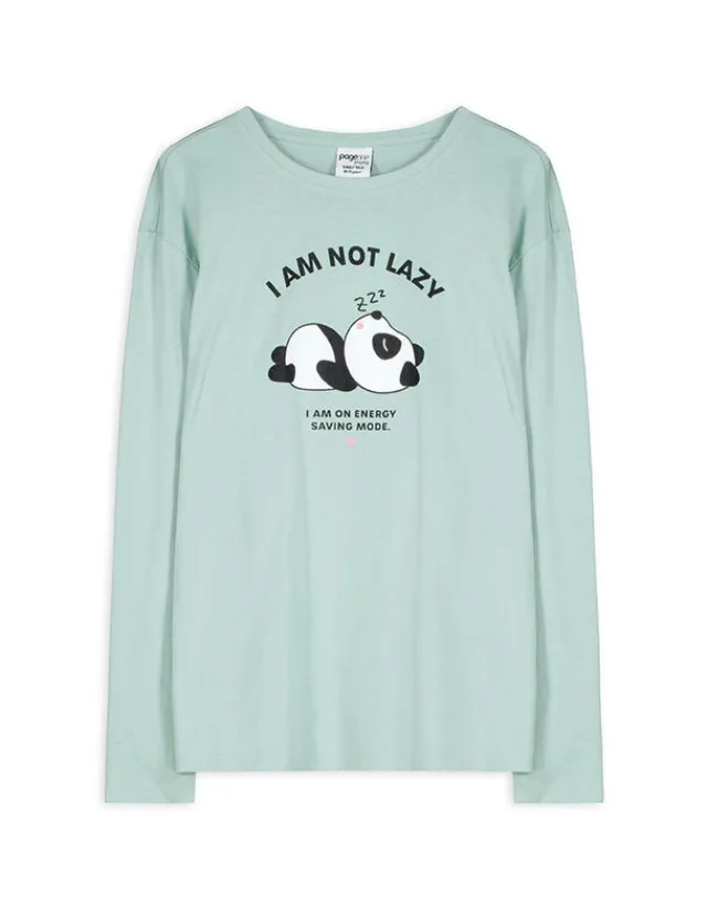 Fashion Langarmshirt - Glitzerprint - Kinder Mädchenkleidung