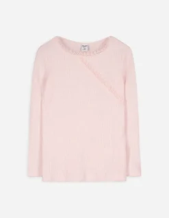 Discount Langarmshirt - H&auml;kelspitze - Kinder Mädchenkleidung