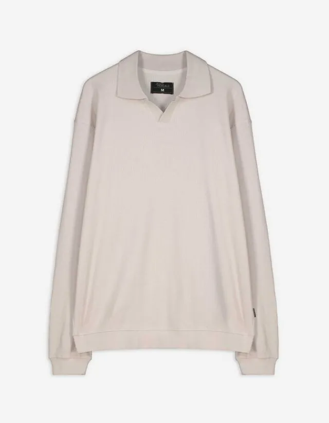 New Langarmshirt - Hemdkragen - Herren Sweatshirts