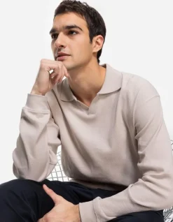 New Langarmshirt - Hemdkragen - Herren Sweatshirts