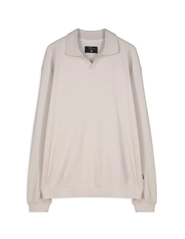 New Langarmshirt - Hemdkragen - Herren Sweatshirts