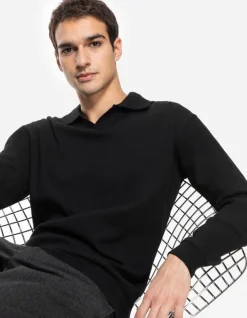Online Langarmshirt - Hemdkragen - Herren Sweatshirts